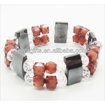 2013 fashion spacer magnetic bracelet with Crystal Bracelet